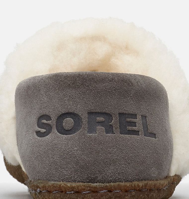 Womens Slippers Grey - Sorel Nakiska™ II - 532-MSRZIV